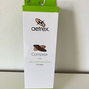 Aetrex L405 Compete Men’s Orthotic Insoles Size 13 – New Open Box